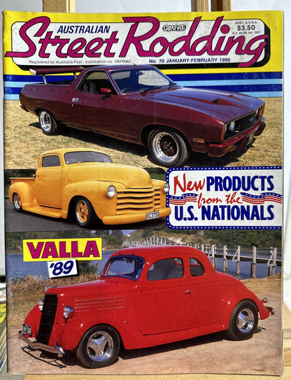 Graffiti Australian Street Rodding Magazine No.70 January/February 1990 In VGC