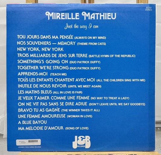 Mireille Mathieu - Just The Way I Am 16 Beautiful Songs Record In GC 6636