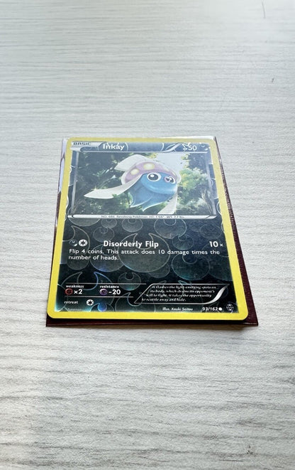 Inkay Pokemon Reverse Holo Dark Card Year 2014 (5243)