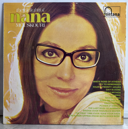 The Delightful Nana Mouskouri 12" Vinyl LP Album FONTANA In Good Condition 4470