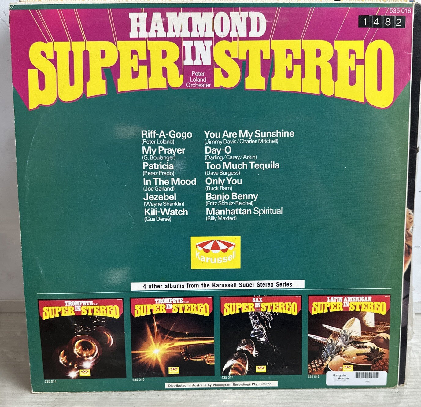 Hammond In Super Stereo - Peter Loland Orchester - 12" Vinyl Record 3883