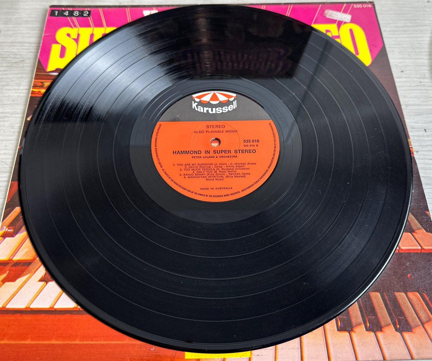 Hammond In Super Stereo - Peter Loland Orchester - 12" Vinyl Record 3883