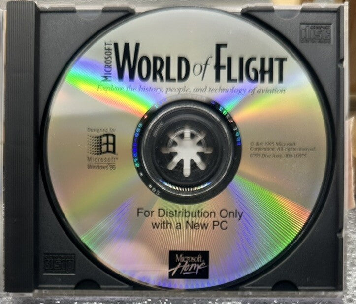 Microsoft World Of Flight PC Game In Good Condition 8150