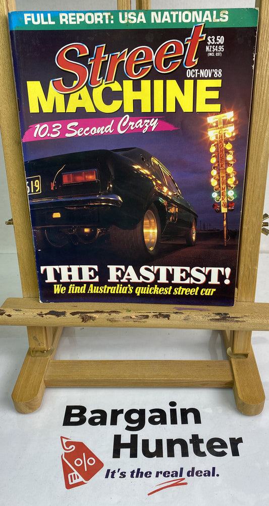 Street Machine October - November 1988 Magazine In Good Condition