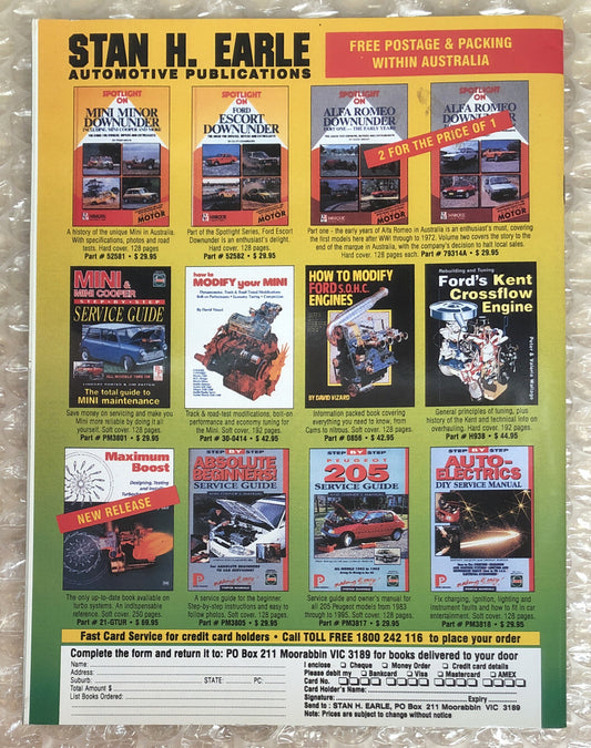Street Heat's Technical Tips # 6 Magazine Vintage In Good Condition