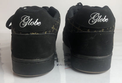 F151 Globe Viceroy Mens Shoes In Black & Gold US14 UK13 EUR48 In Good Condition