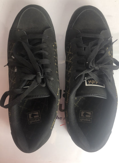 F151 Globe Viceroy Mens Shoes In Black & Gold US14 UK13 EUR48 In Good Condition