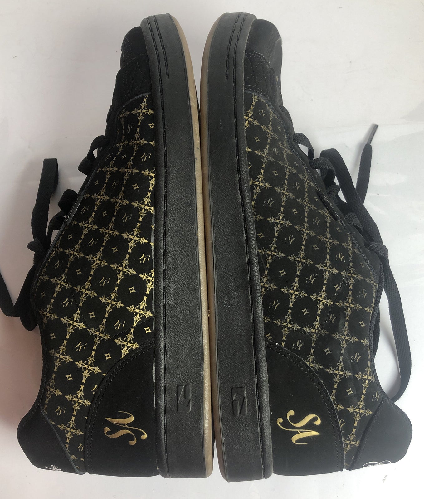 F151 Globe Viceroy Mens Shoes In Black & Gold US14 UK13 EUR48 In Good Condition