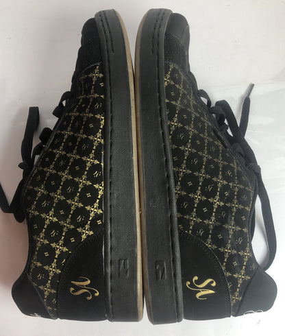 F151 Globe Viceroy Mens Shoes In Black & Gold US14 UK13 EUR48 In Good Condition