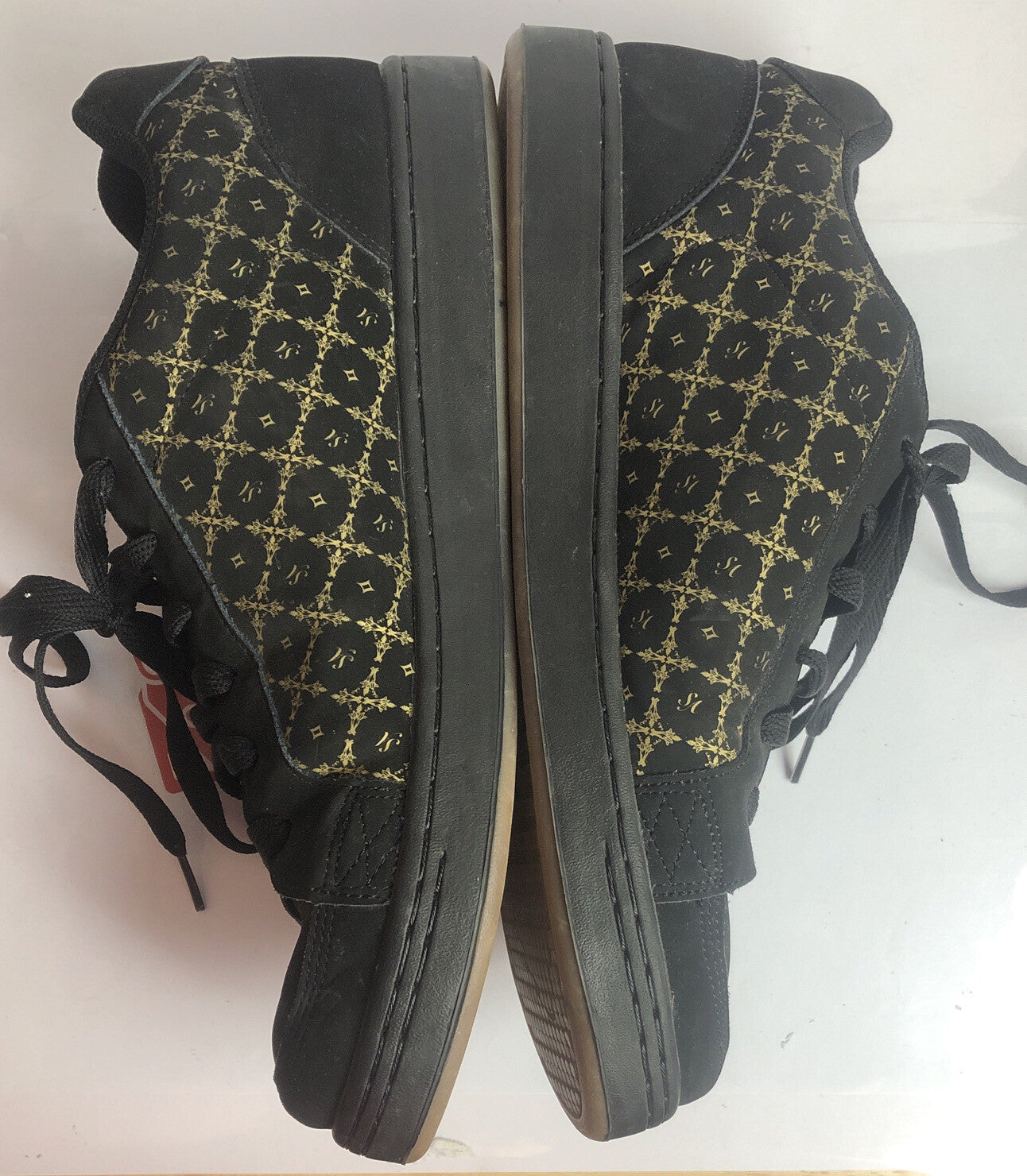 F151 Globe Viceroy Mens Shoes In Black & Gold US14 UK13 EUR48 In Good Condition