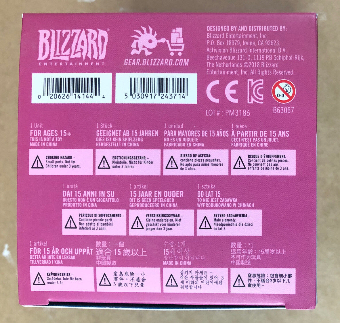 2029 Overwatch Frosted Zarya Figure - Very Good Condition + Free Post