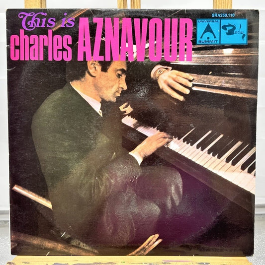 This Is Charles Aznavour Record In Good Condition 6659