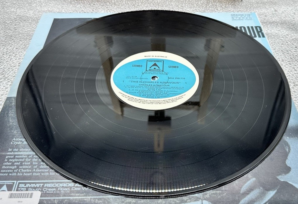 This Is Charles Aznavour Record In Good Condition 6659