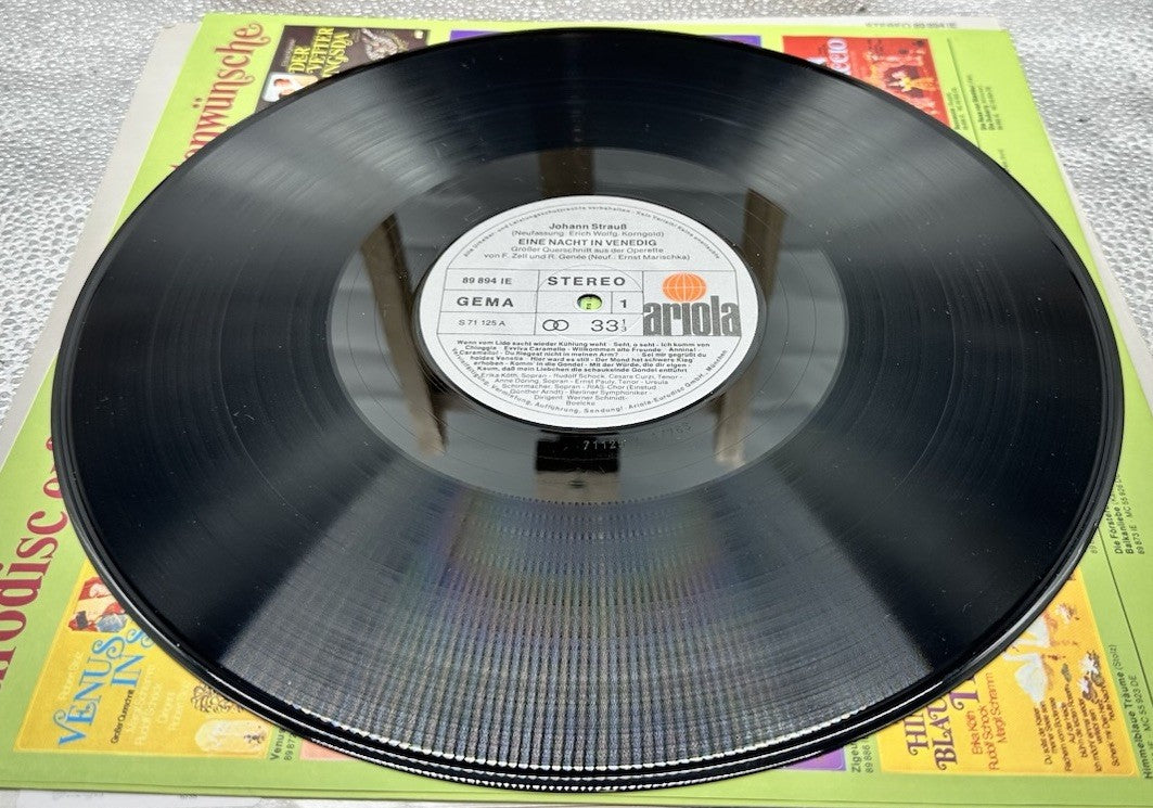 Johann Strauß – Eine Nacht In Venedig Record In Good Condition 6738