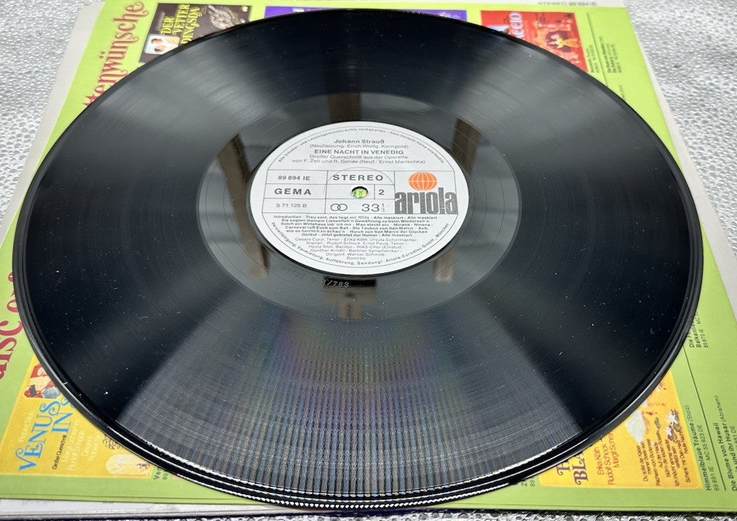 Johann Strauß – Eine Nacht In Venedig Record In Good Condition 6738