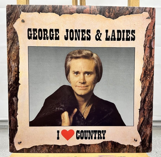 George Jones And Ladies - I Love Country Record In Good Condition 7696