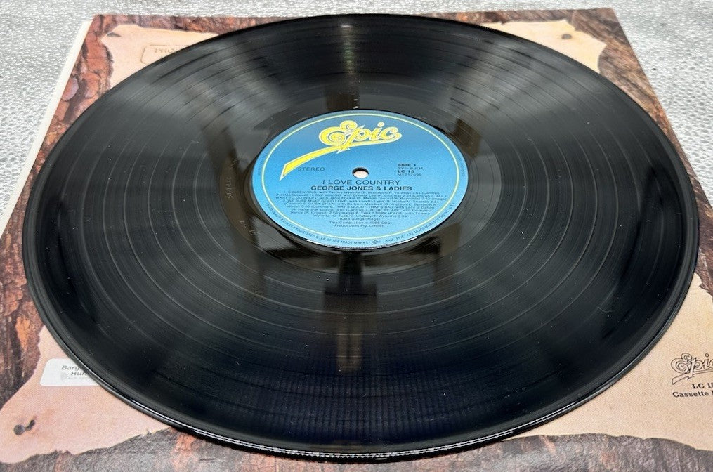 George Jones And Ladies - I Love Country Record In Good Condition 7696