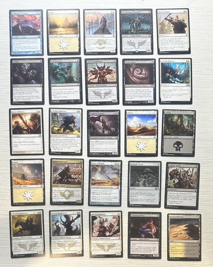 25 X Magic The Gathering Deckmaster Trading Cards Collection Good Condition 2396