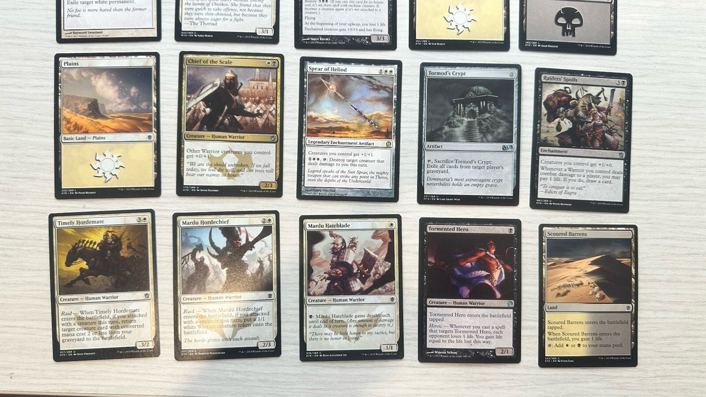 25 X Magic The Gathering Deckmaster Trading Cards Collection Good Condition 2396