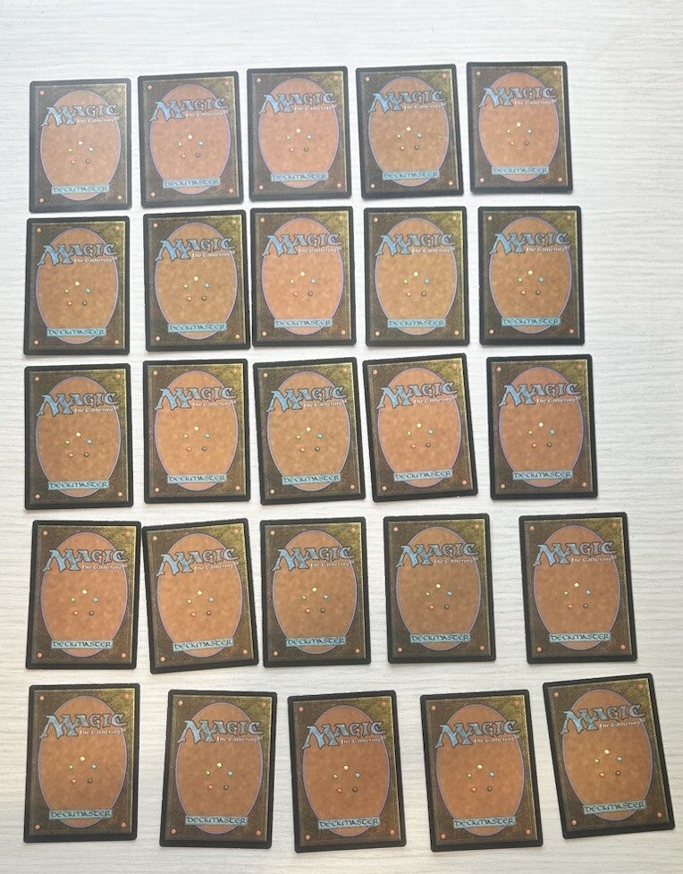 25 X Magic The Gathering Deckmaster Trading Cards Collection Good Condition 2396