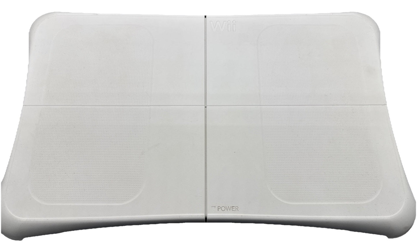 Nintendo Wii U /Wii BALANCE BOARD White In OK Condition Damaged Feet 8643