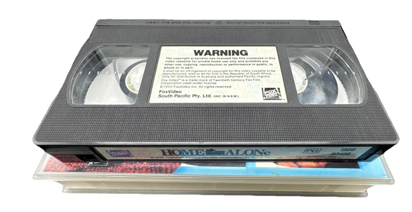 Home Alone 1990 VHS Tape 20th Century Fox Video Macaulay Culkin 9216
