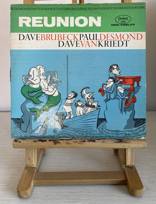 Reunion by Dave Brubeck Quintet 1958 Vintage Vinyl Record In Ok Condition 3364