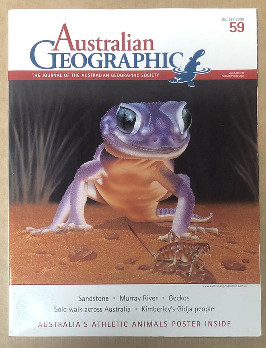 Australian Geographic Magazine Jul - Sep 2000 No. 59 In Good Condition