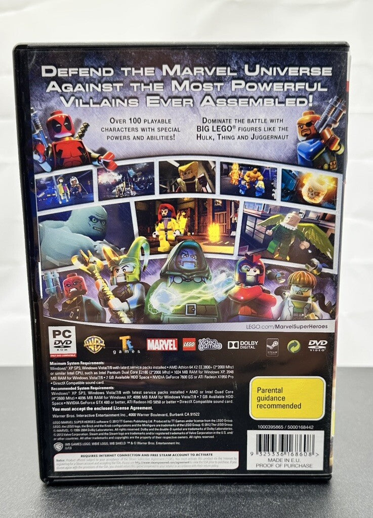 Lego Marvel Super Heroes PC Game In Good Condition 8577