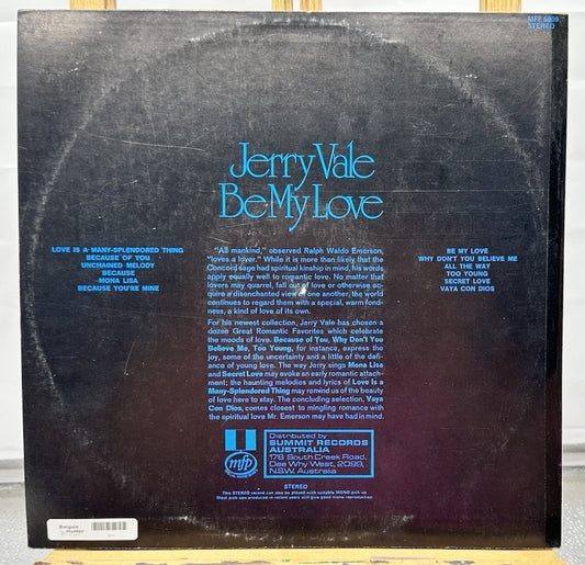 Jerry Vale - Be My Love Record In Good Condition 6771