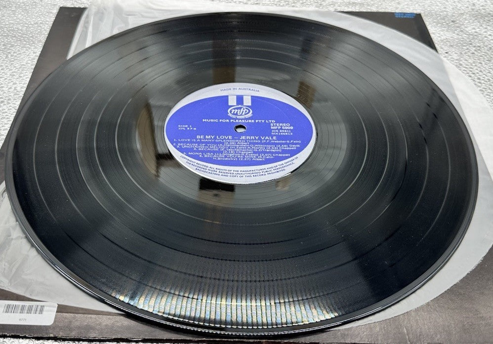 Jerry Vale - Be My Love Record In Good Condition 6771
