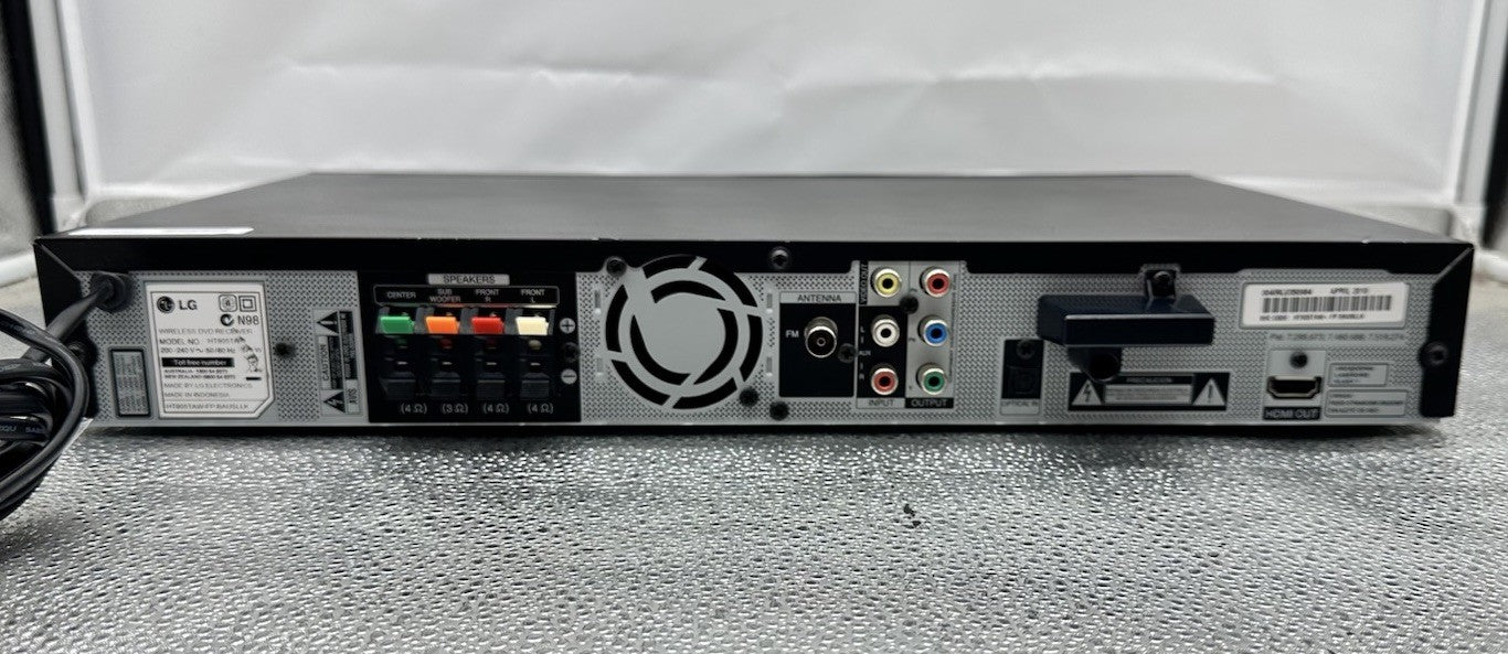 LG HT905TA 1100W 5.1CH DVD Home Theater System *NO Remote* 8618