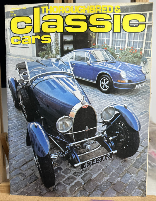 Thoroughbred & Classic Cars January 1980 Magazine In Good Condition