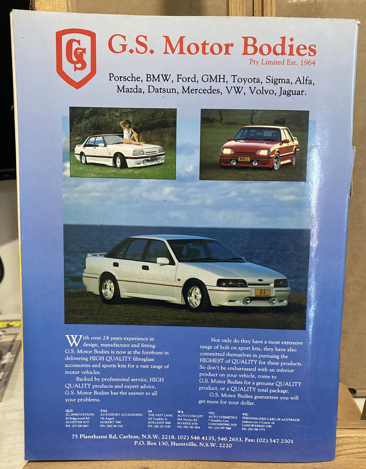 Street And Custom July/August 1989 Magazine In Good Condition