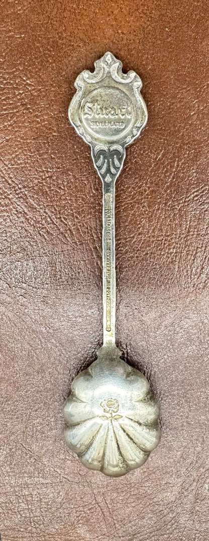 Souvenir Spoon Blue Lake Mount Gambier South Australia silver plated In OK Cond