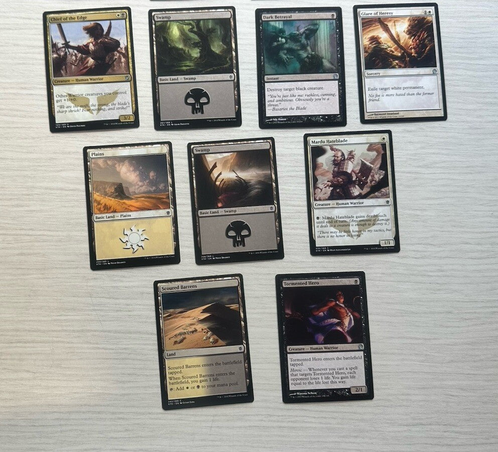 17 X Magic The Gathering Deckmaster Trading Cards Collection Good Condition 2396