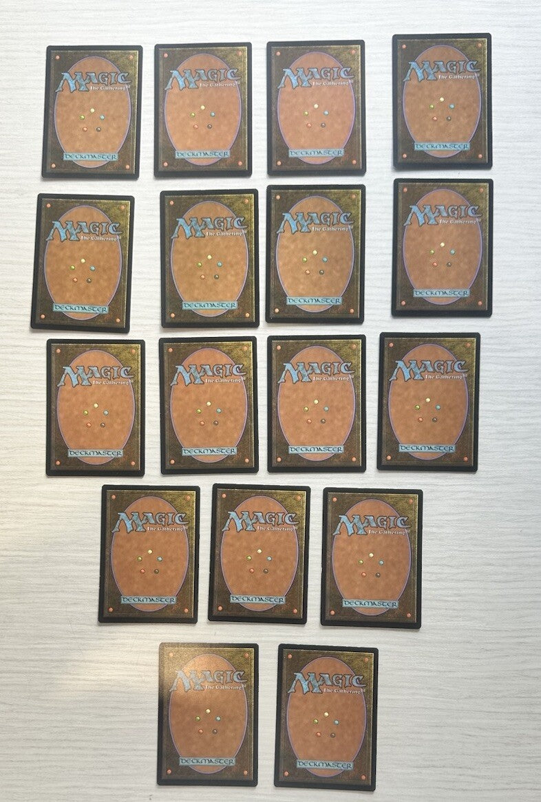17 X Magic The Gathering Deckmaster Trading Cards Collection Good Condition 2396