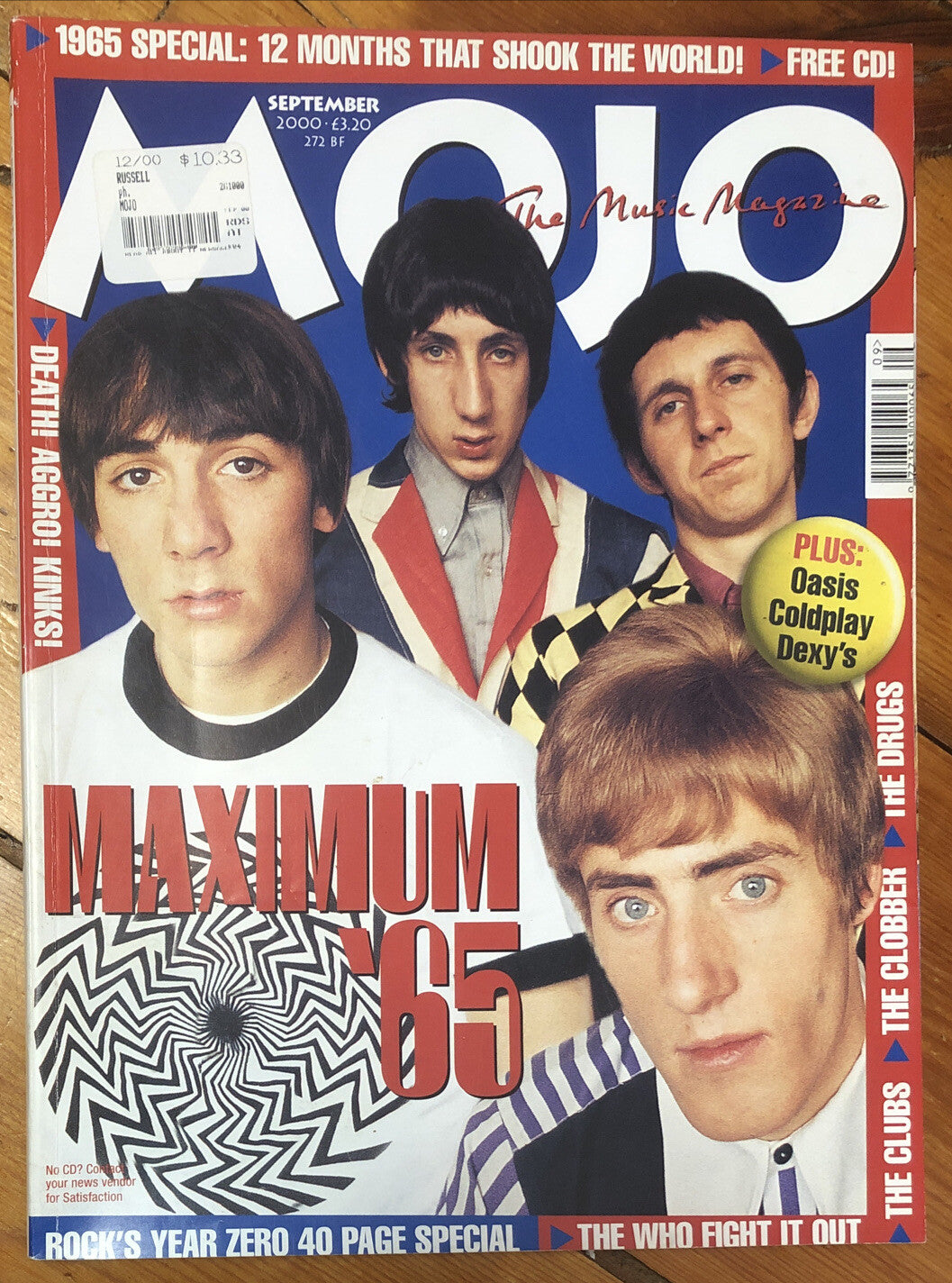 Mojo 82 September 2000 In Good Vintage Condition Magazine
