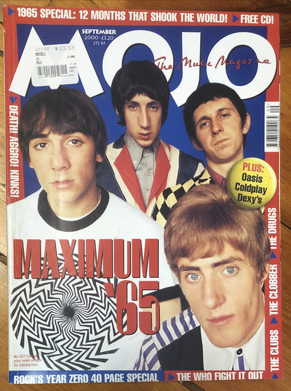 Mojo 82 September 2000 In Good Vintage Condition Magazine