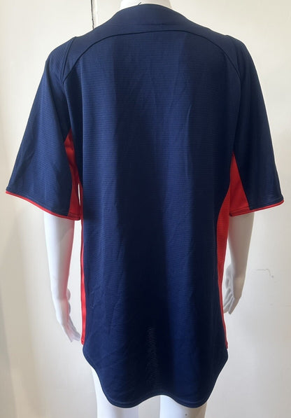 Boston Red Sox Baseball Majestic Jersey Blue Size Small In Good Condition 5591