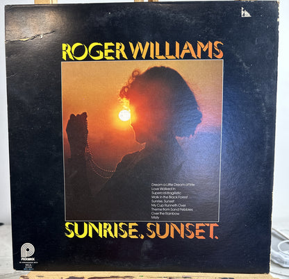 Roger Williams, Sunrise Sunset Vinyl LP Record In VGC 4476