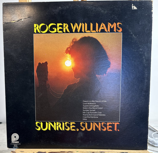 Roger Williams, Sunrise Sunset Vinyl LP Record In VGC 4476