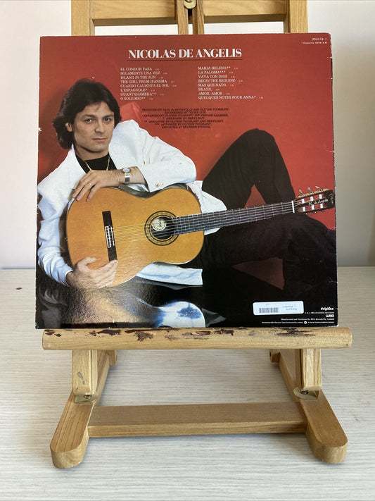 Nicolas De Angelis Guitar Guitar 1985 Vintage Vinyl Record In Ok Condition 3369