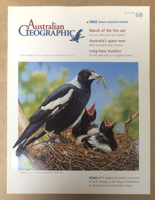 Australian Geographic Magazine Oct - Dec 2002 No. 68 In Good Condition