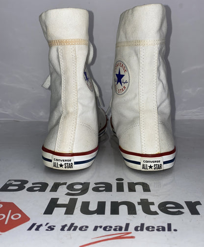 2869 Converse US 7 / UK 5 White High Tops All Star Casual Shoes VGC Unisex