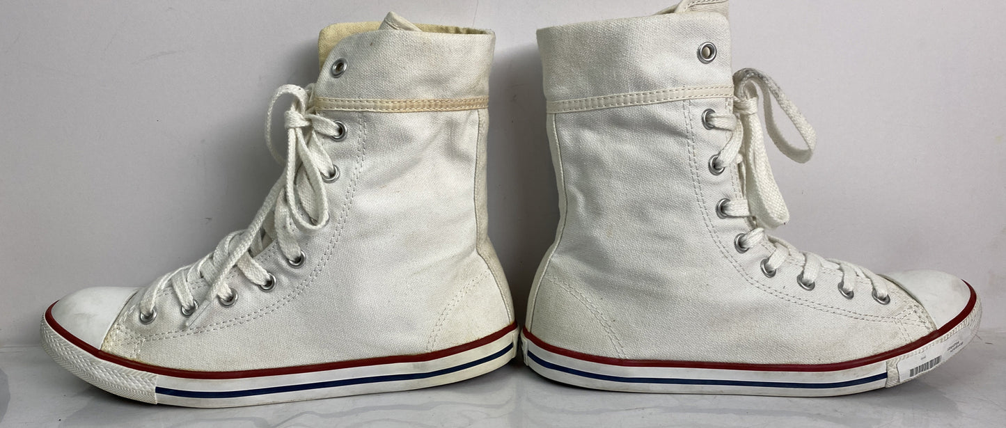 2869 Converse US 7 / UK 5 White High Tops All Star Casual Shoes VGC Unisex