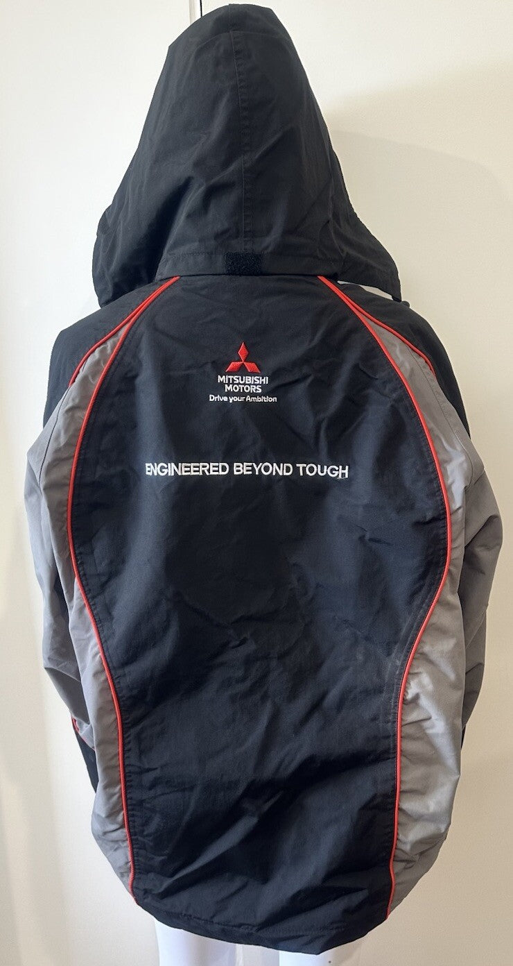 Mitsubishi Triton Jacket, Fleece lined SIZE Medium, BNWT, Black Grey Red 5417