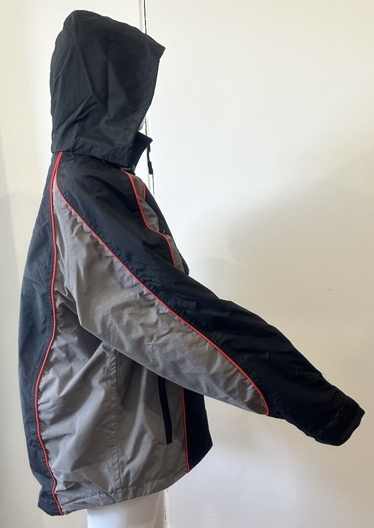 Mitsubishi Triton Jacket, Fleece lined SIZE Medium, BNWT, Black Grey Red 5417