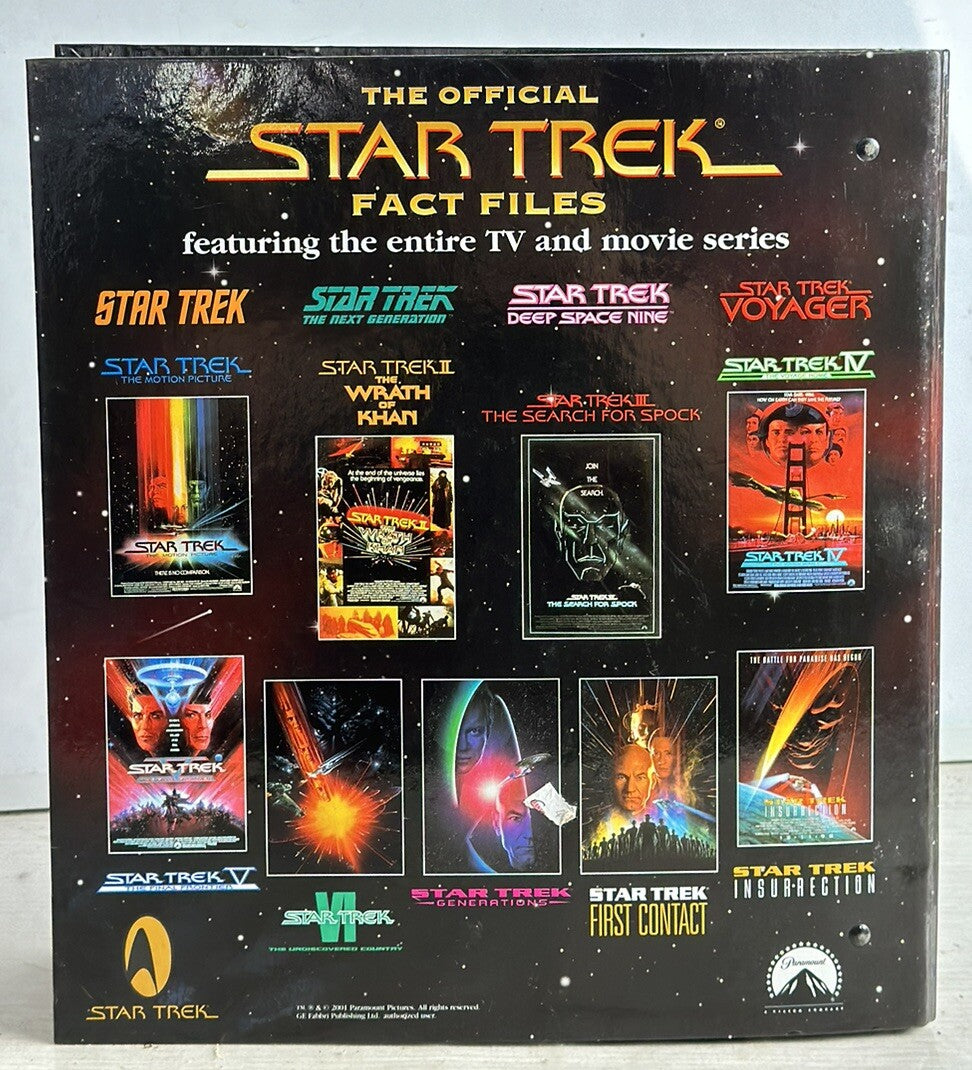 The Official Star Trek Fact Files - Section 1 - Files 10 to 17  - In GC - 5600
