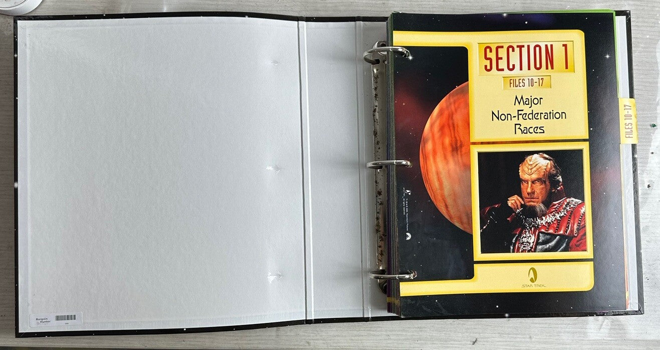 The Official Star Trek Fact Files - Section 1 - Files 10 to 17  - In GC - 5600
